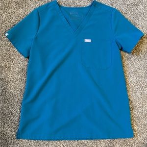 Pacific Blue Figs Caterina Scrub Top S